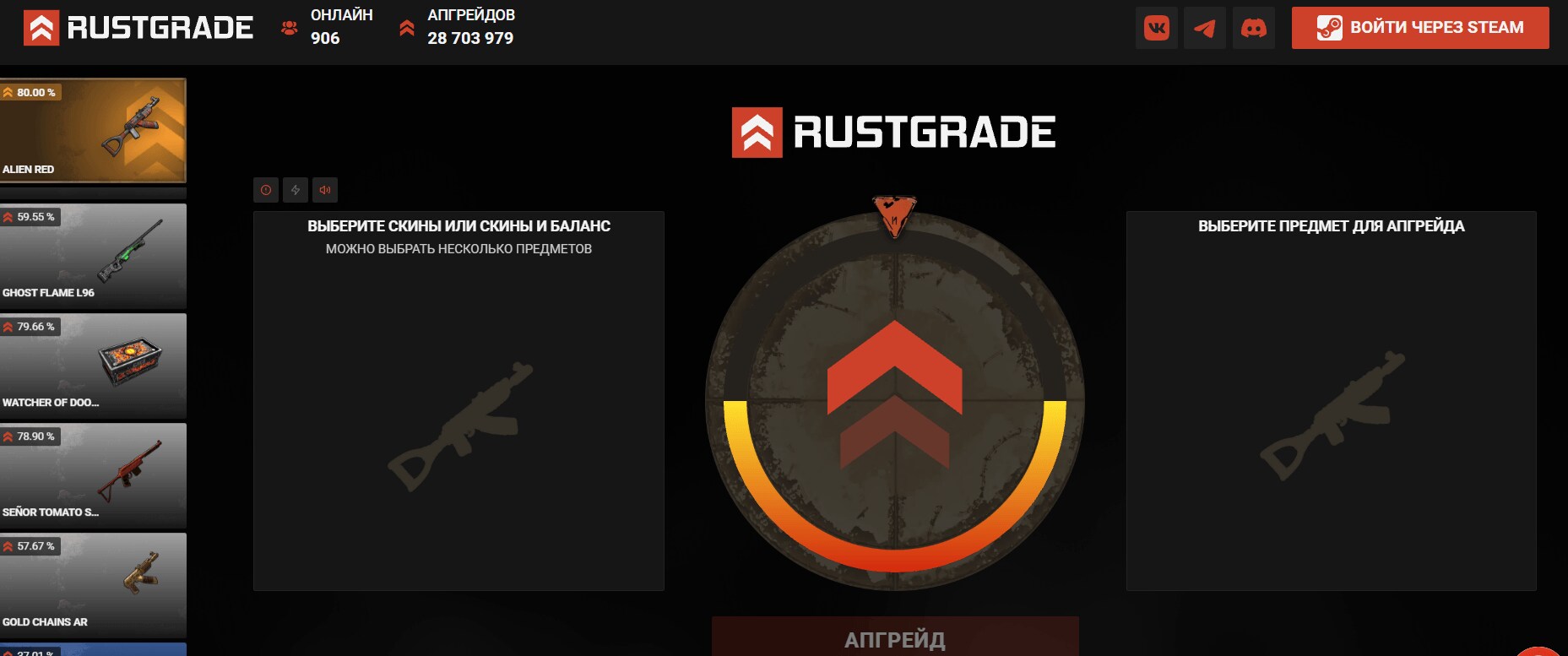 Π³Π»Π°Π²Π½Π°Ρ ΡΡΡΠ°Π½ΠΈΡΠ° Rustgrade