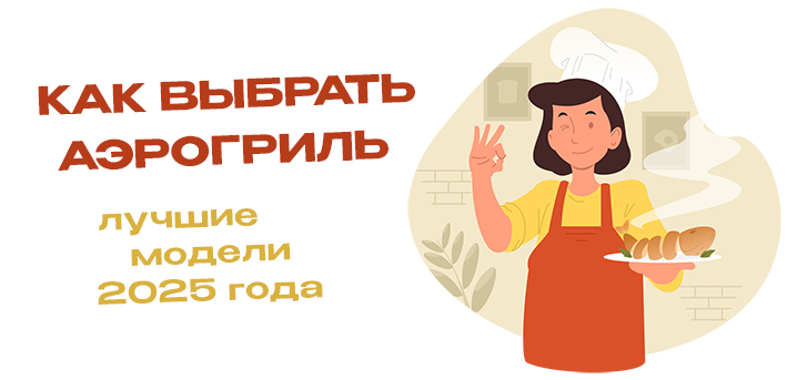 Как выбрать аэрогриль: лучшие модели 2025
