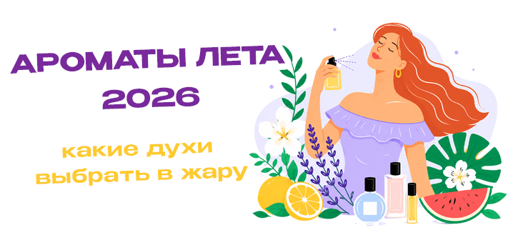 Ароматы лета 2026: чем пахнет этот сезон