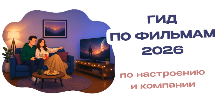 Фильмы на вечер: что посмотреть в 2026 году — подборка по настроению и компании