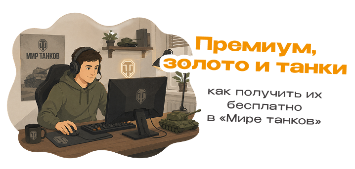 Как получить золото, премиум и танки в «Мире танков» бесплатно
